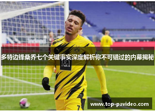 多特边锋桑乔七个关键事实深度解析你不可错过的内幕揭秘