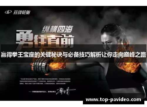 赢得拳王宝座的关键秘诀与必备技巧解析让你走向巅峰之路